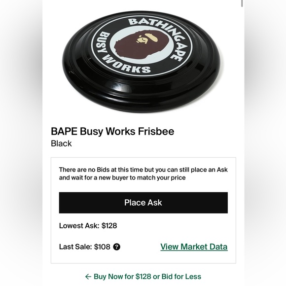 BAPE By A Bathing Ape Busy Works Frisbee from the Spring/Summer 2019 Collection - Picture 5 of 8